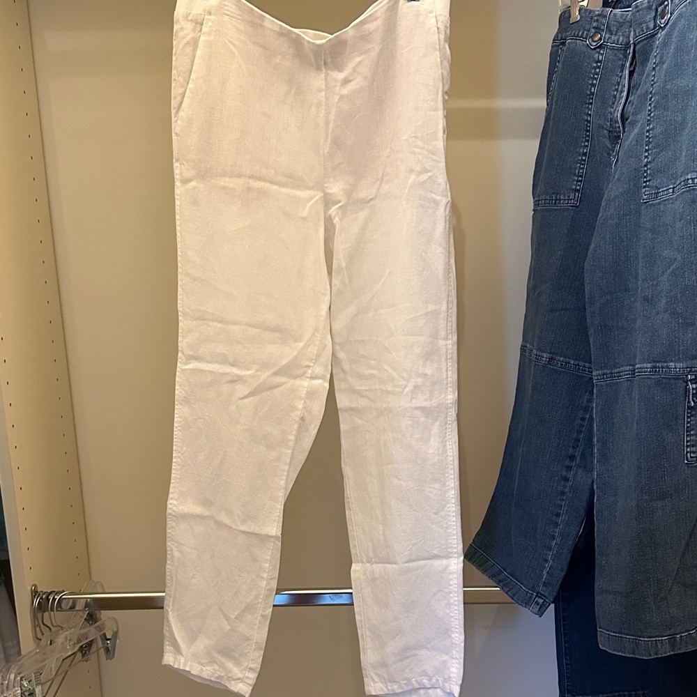 J. Jill White Straight Leg Pants